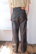 Load image into Gallery viewer, 2TUCK WIDE DENIM CORTED PANTS -ENTASIS Mk-Ⅱ- .11 / CORTED CHOCOLATE