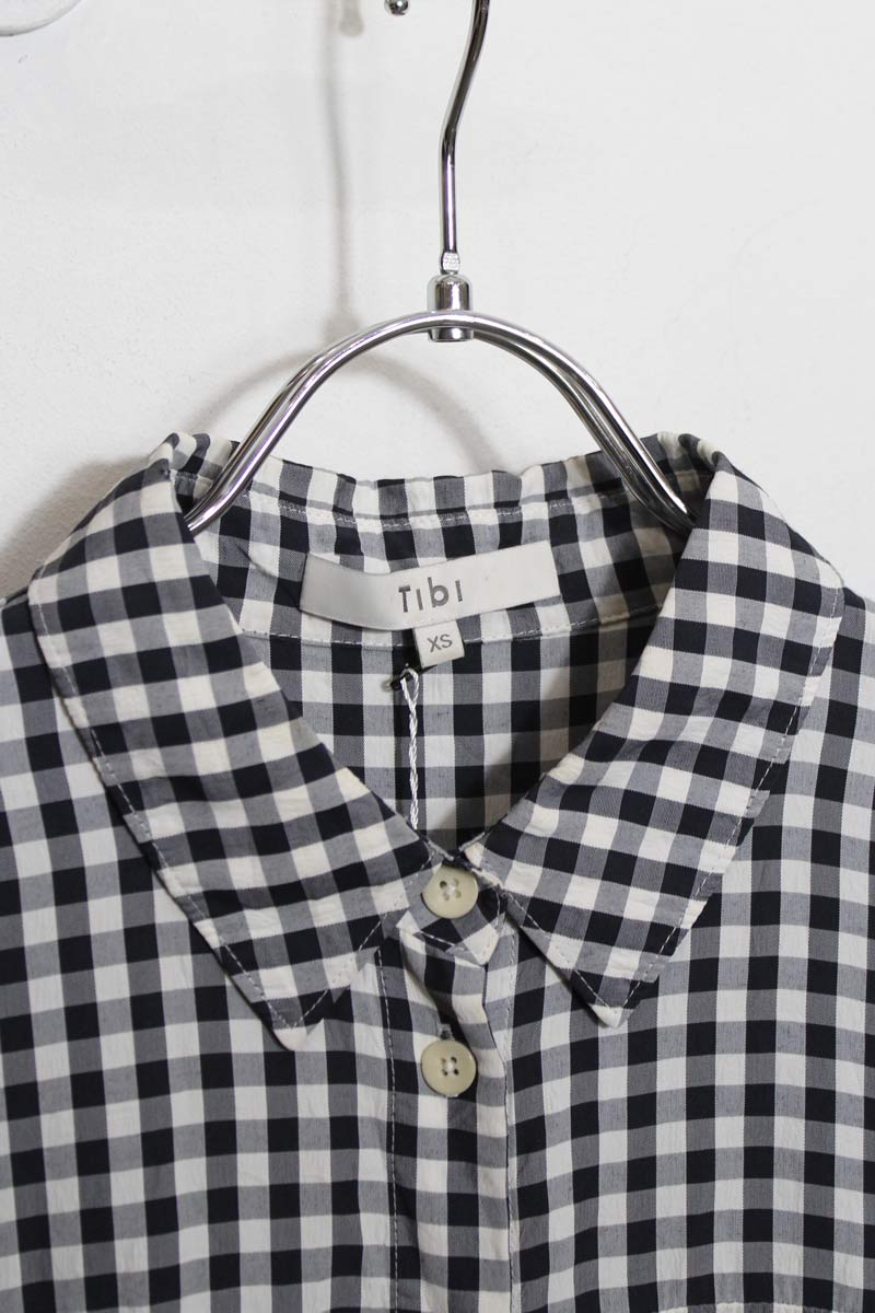 TIBI | L/S CHECK SHIRT [USED]