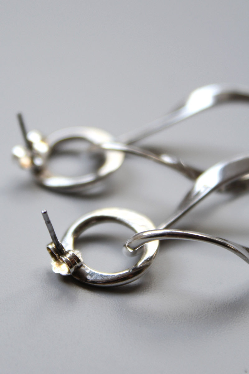 MADE IN MEXICO 925 SILVER EARRINGS / SILVER