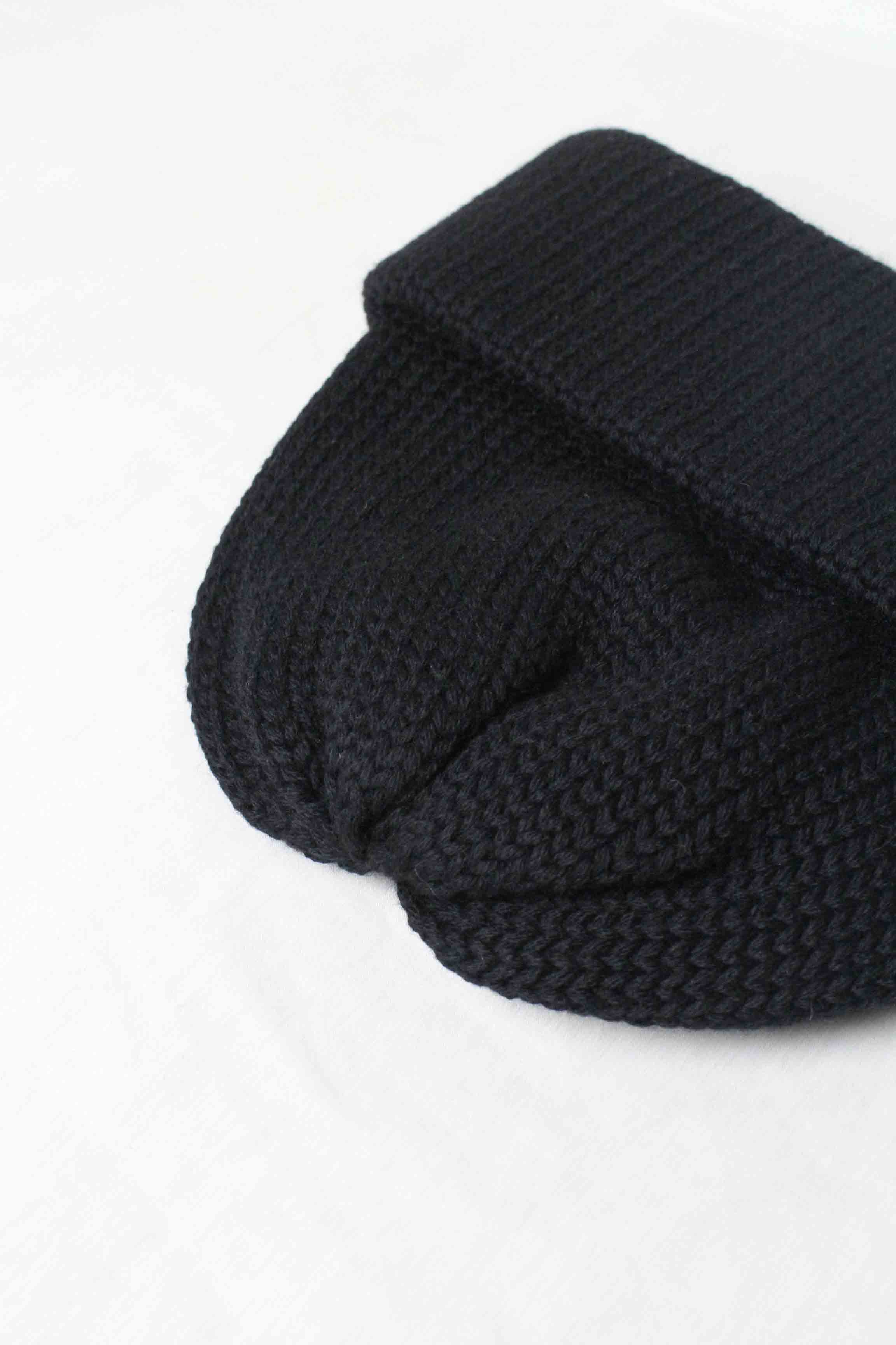 WOOL STANDARD KNIT / BLACK 