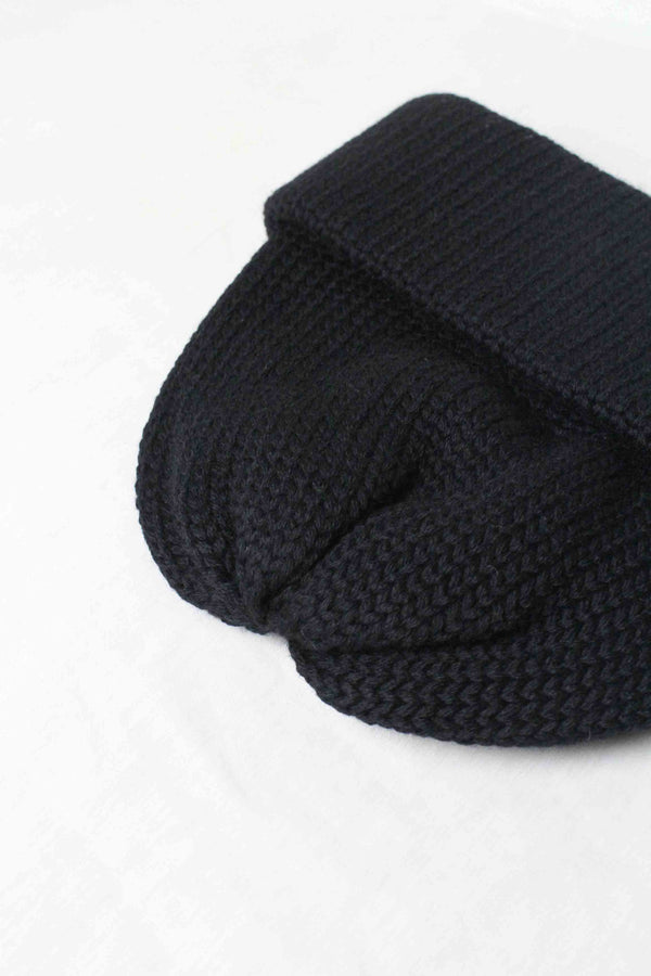WOOL STANDARD KNIT / BLACK 