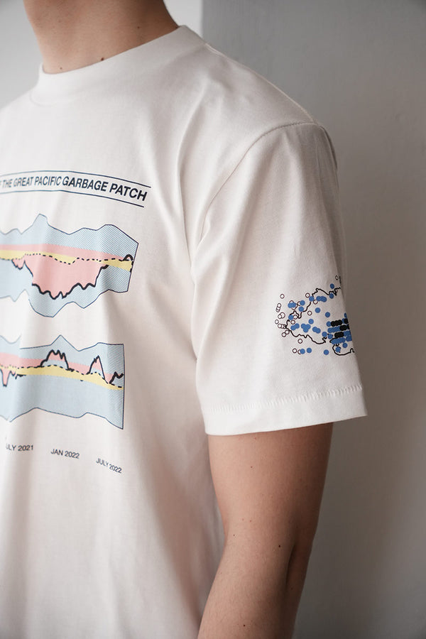 GREAT PACIFIC GARBAGE PATCH TEE / WHITE
