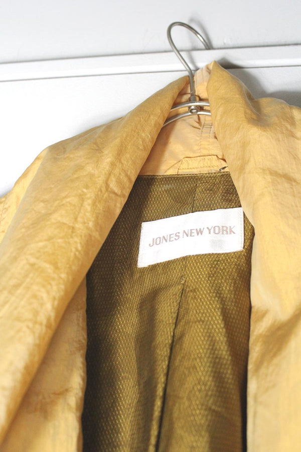 JONES NEWYORK | MADE IN USA 90'S NYLON GOWN COAT [USED]