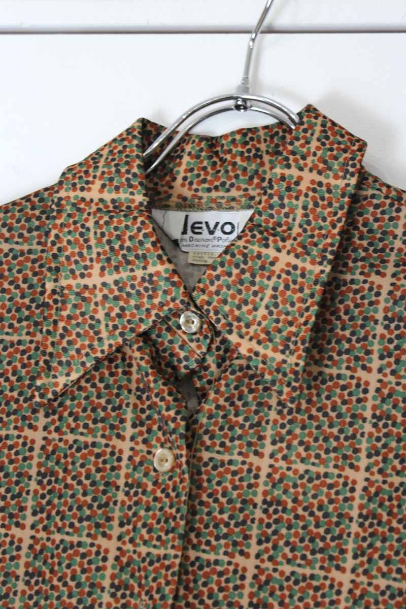 DEVON | 70'S L/S PATTERN SHIRT [USED]