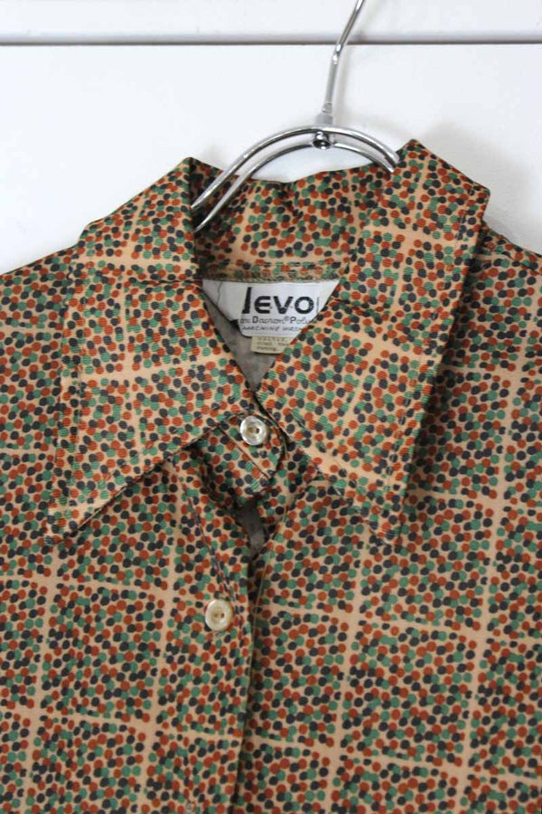 DEVON | 70'S L/S PATTERN SHIRT [USED]