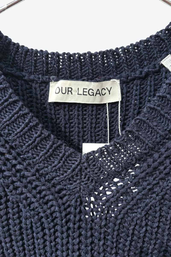 OUR LEGACY | MADE IN PORTUGAL COTTON KNIT VEST [USED]