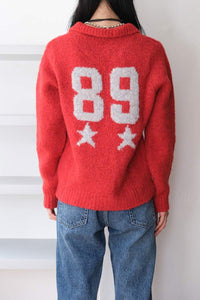 CHAMPIONS KNIT SWEATER  / RED