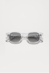 01M ROUND SUNGLASSES / CLEAR