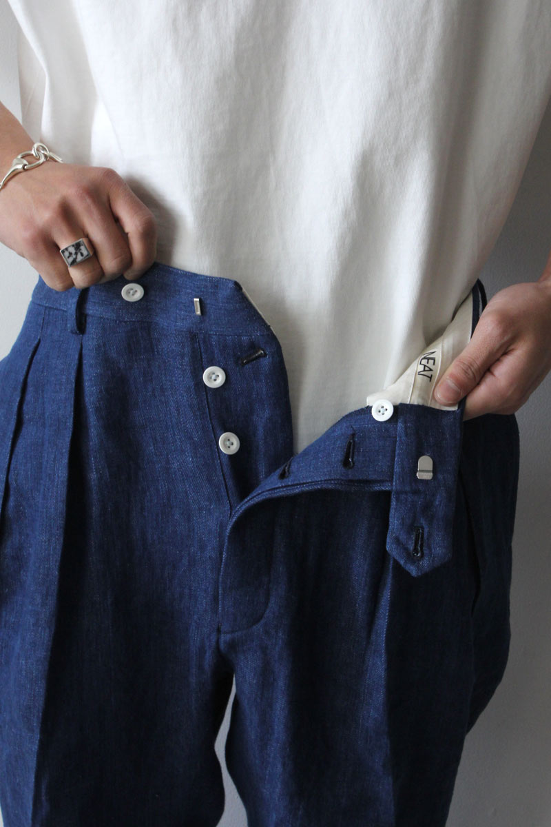 LINEN BLEACH DENIM STANDARD TYPE I / INDIGO [가나자와점]