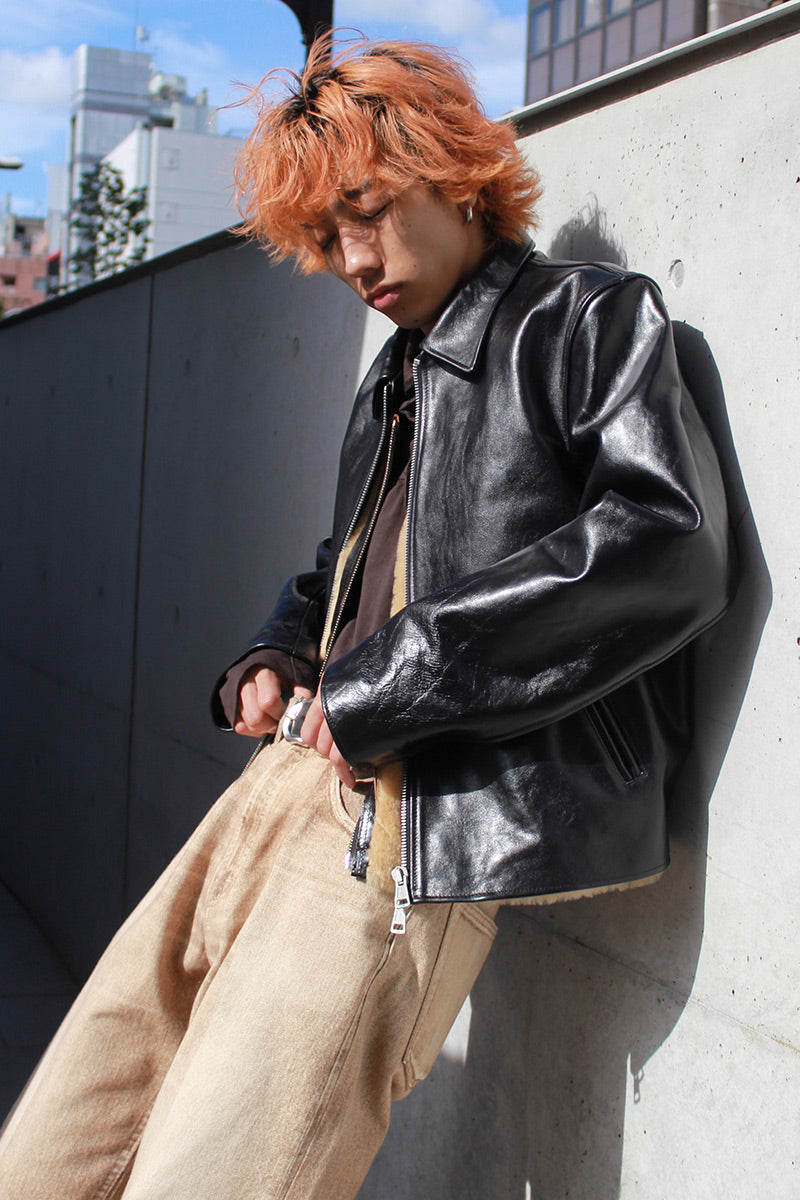 OUR LEGACY Mini jacket レザージャケット　ライダース ミニレザージャケット our legacy ライダース Our Legacy - Mini