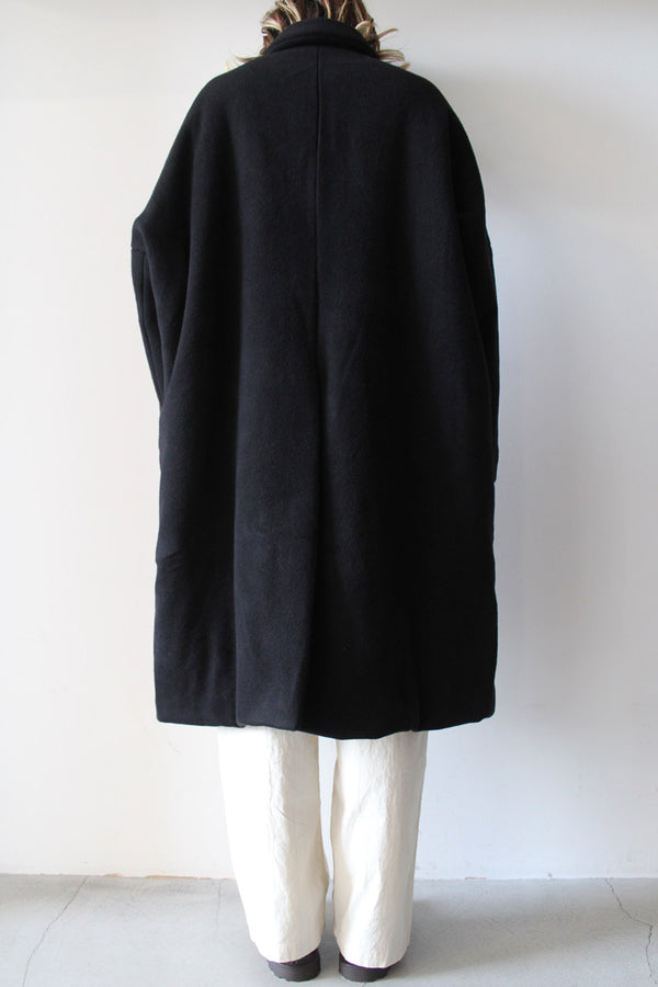 BIG BLOBBY COAT - HEAVY CASHEMERE / BLACK