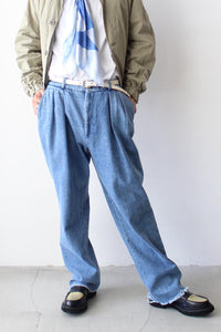 NEAT CHINO SEAISLAND COTTON DENIM / BLUE [金沢店]