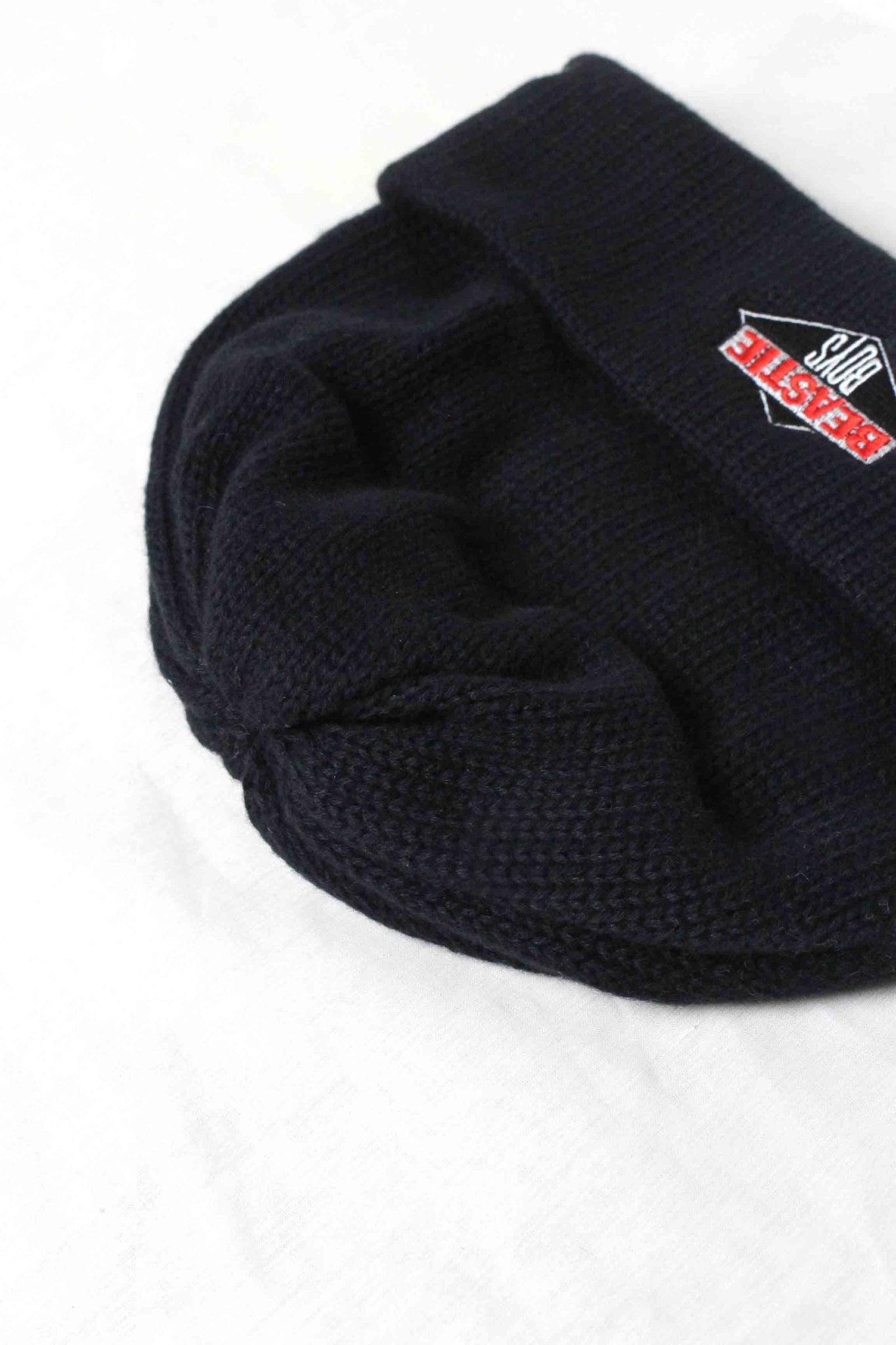 COMESANDGOES | BEASTIE BOYS KNIT / BLACK コットンロゴニット