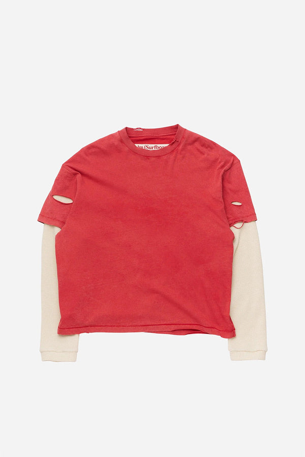 LAYER BOX TEE / SIGNATURE RED