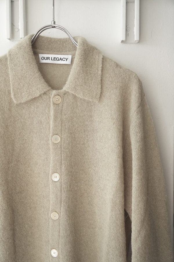 EVENING POLO / SOFT SAGE FUZZY ALPACA