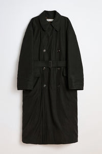 DUVET TRENCH / BLACK TIDE COTTON NYLON