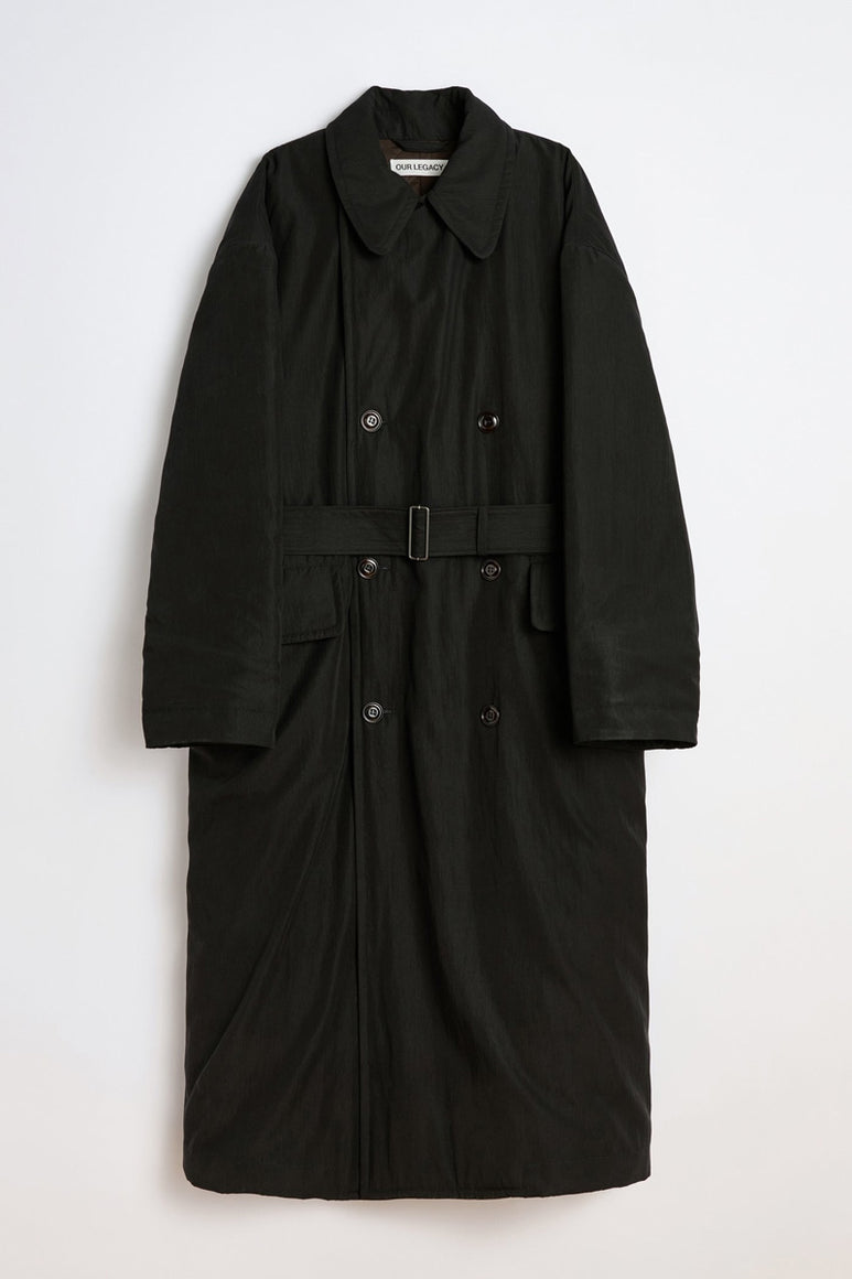 DUVET TRENCH / BLACK TIDE COTTON NYLON
