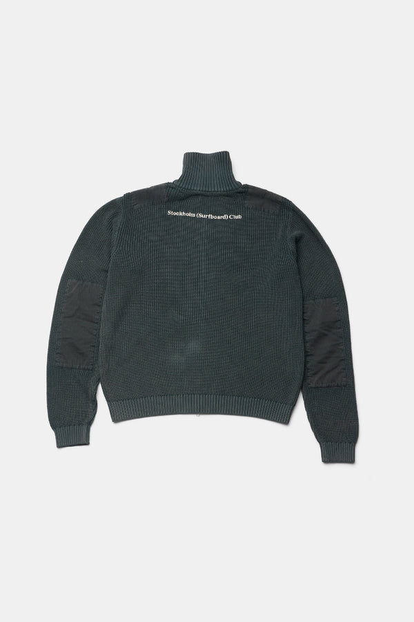 VOY ZIP-UP SWEATER / WASHED BLACK [26AW入荷予定]