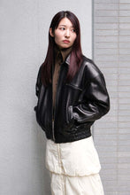 Load image into Gallery viewer, LORA LEATHER JACKET / BLACK