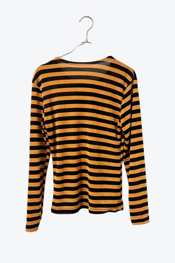 NO BRAND | MADE IN USA 90'S L/S BORDER KNIT [USED]