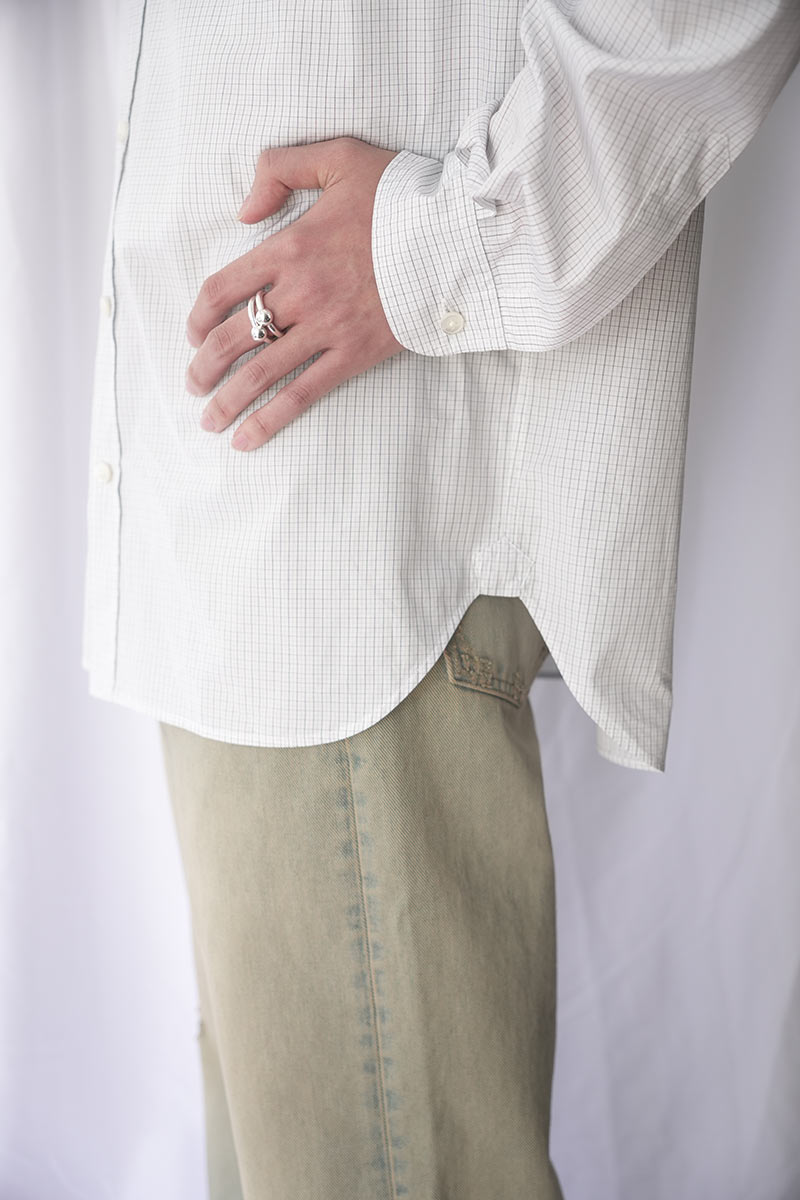 COMPACT SHIRT DJA 200/2 / 2TONE CHECK [고베점]