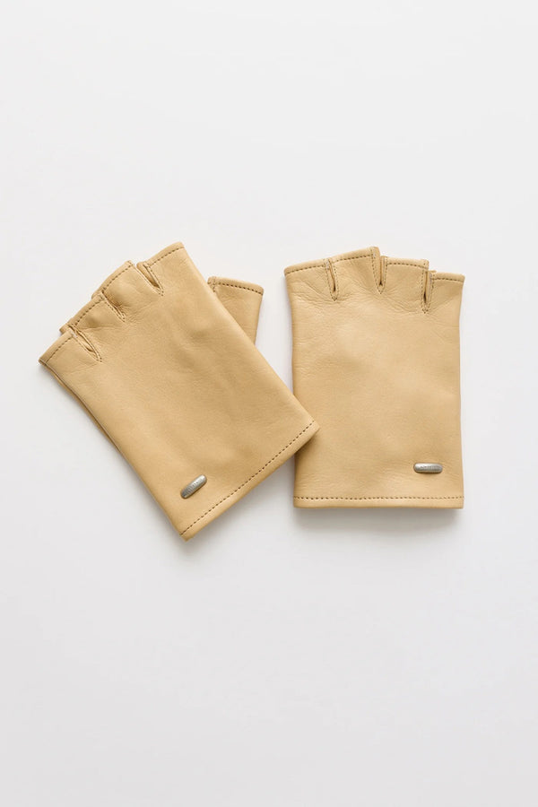 BIKER GLOVE / CREAM NAPPA