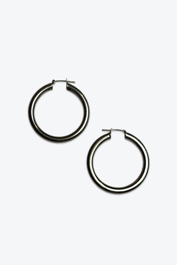 MADE IN ITALY 925 SILVER EARRINGS / SILVER