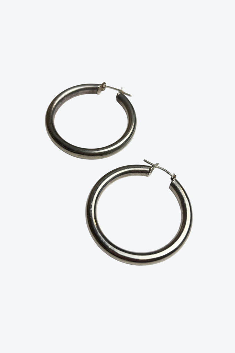 MADE IN ITALY 925 SILVER EARRINGS / SILVER