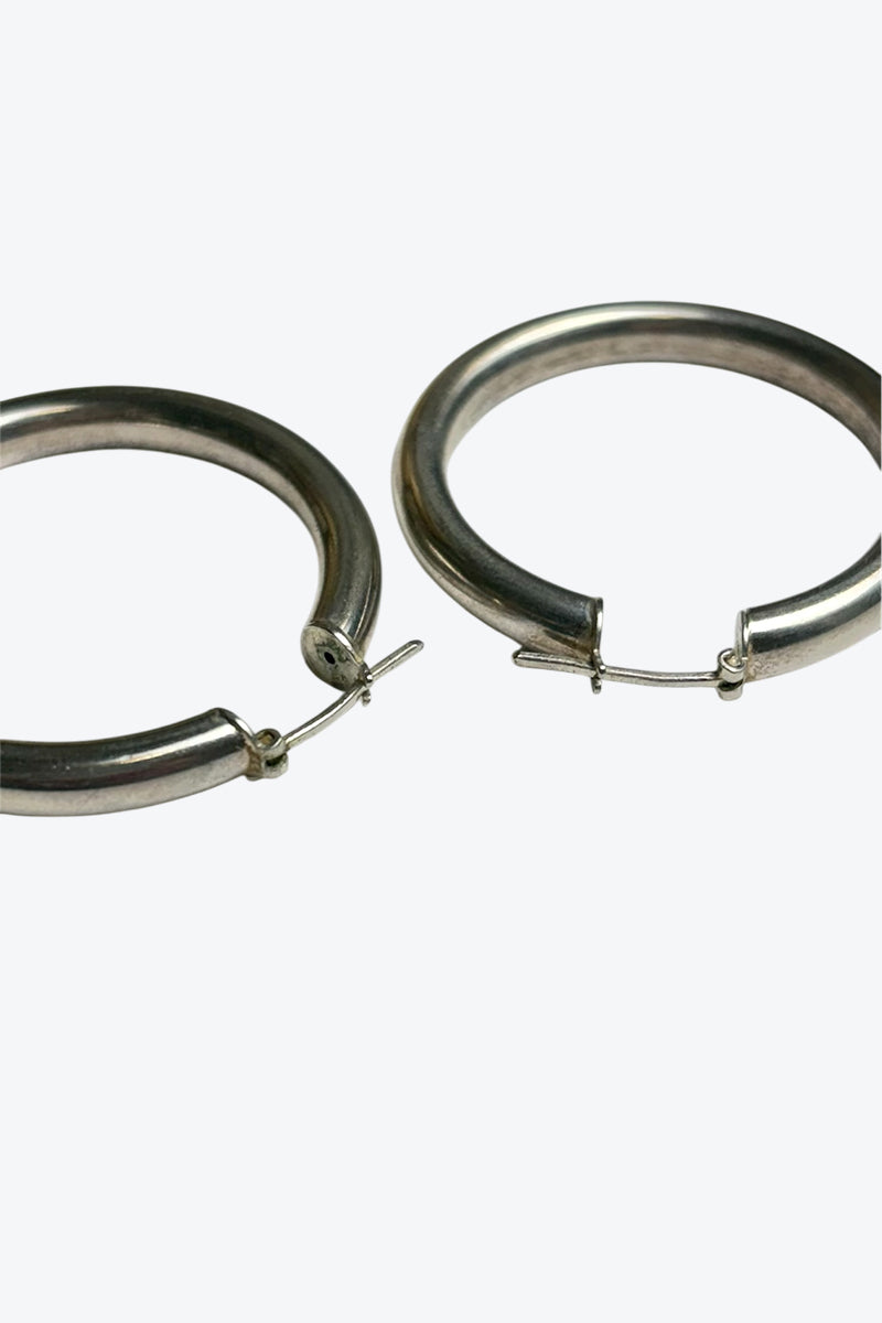 MADE IN ITALY 925 SILVER EARRINGS / SILVER