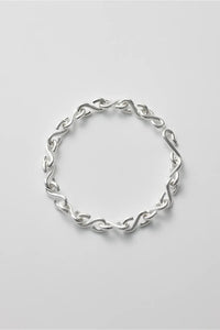 S BRACELET THIN / POLISHED SILVER