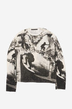 Load image into Gallery viewer, TOMMY KNIT TOP / COLLAGE PRINT