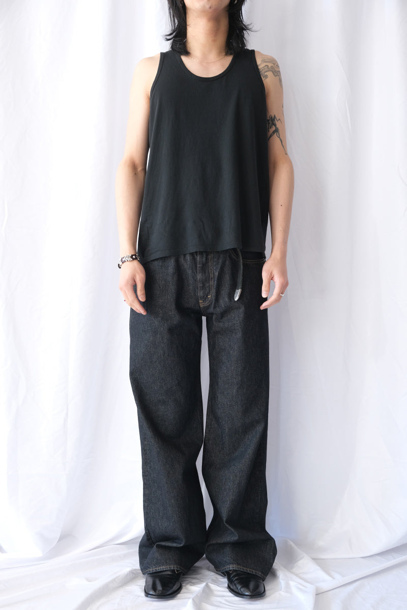 S18 NO.326 ORGANIC COTTON TANK TOP / BLACK [金沢店]