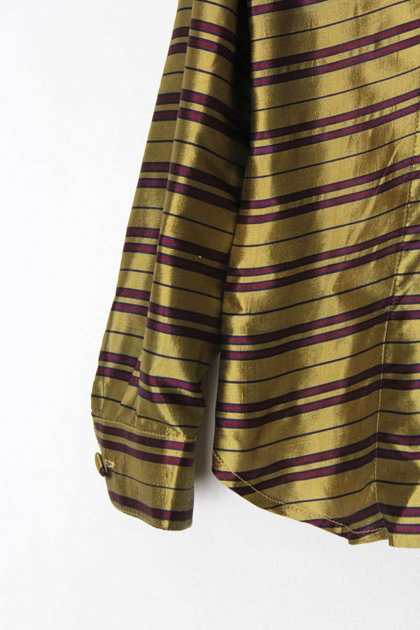 NO BRAND | 80'S L/S BORDER SHIRT [USED]