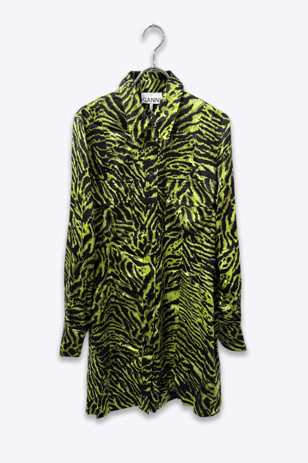 GANNI | SILK DRESS SHIRT [USED]