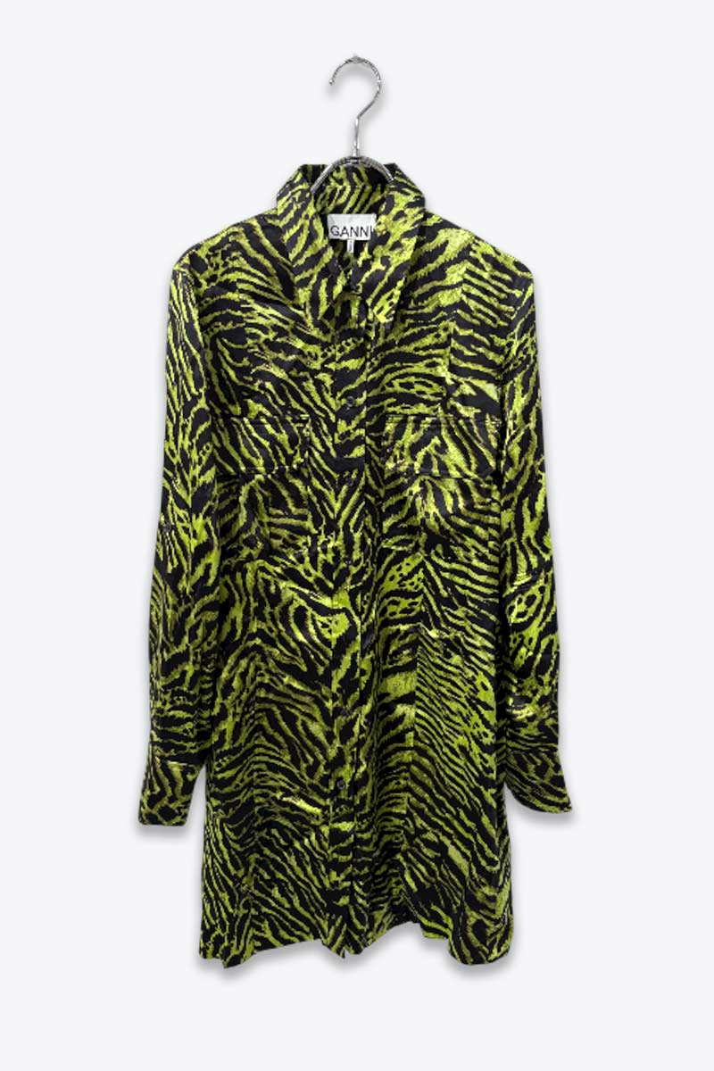 GANNI | SILK DRESS SHIRT [USED]