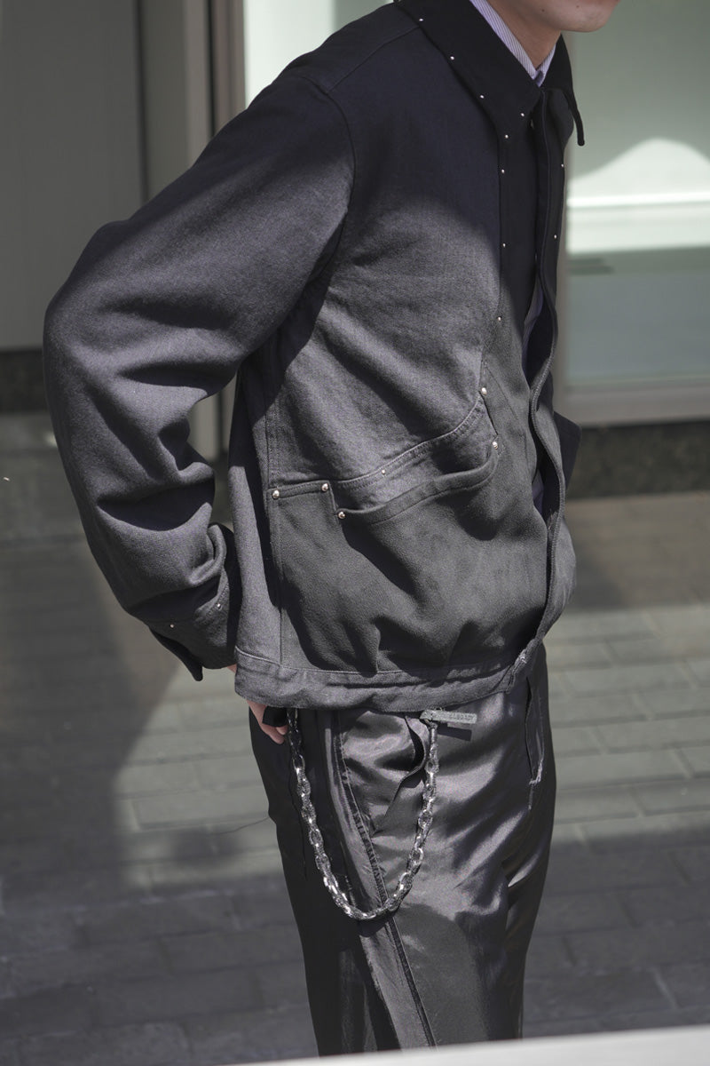 BLACK TWILL SPORTS JACKET .15 / BLACK [STOCK EXCLUSIVE]