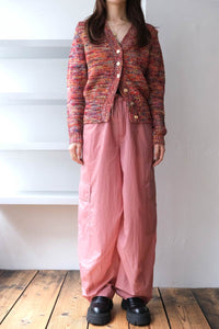 ROPE CARGO TROUSERS / DUSTY ROSE