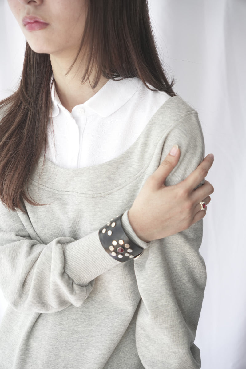 BELDA SWEAT DRESS / GREY
