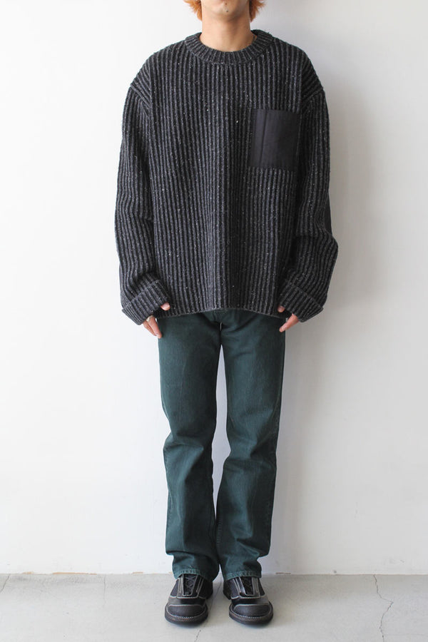 RUSH JEANS / GREEN CRACKLE