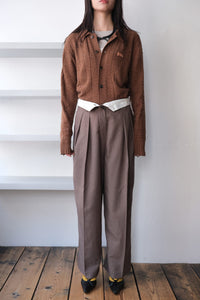 BROKE CARDIGAN / BROWN