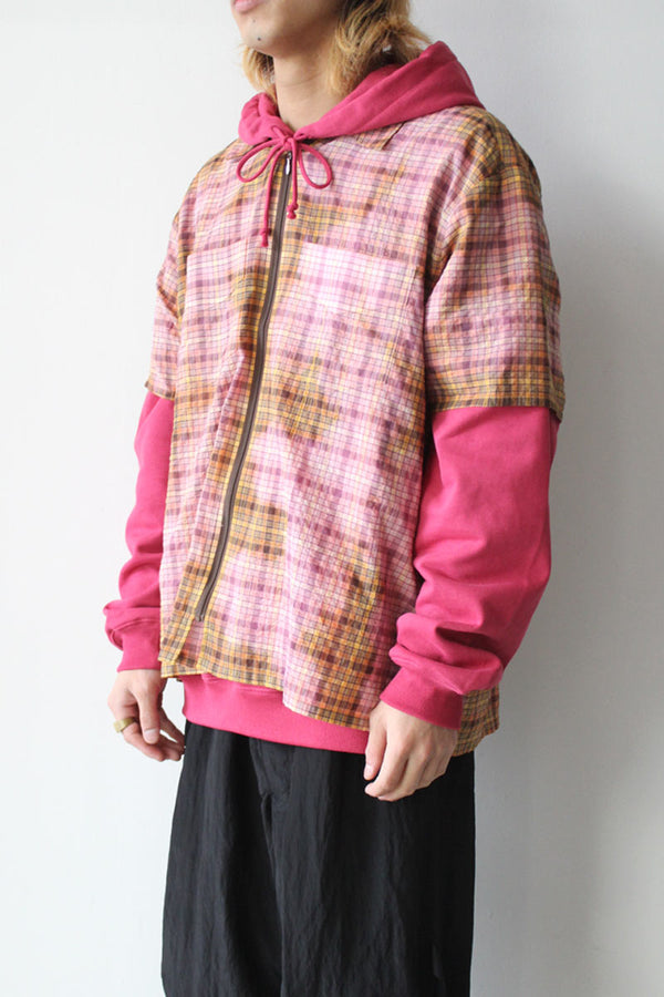 ZIP SHIRT / ORANGE [50%OFF]