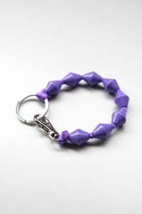 ZICKZACK SHORT KEYHOLDER / PURPLE-PURPLE