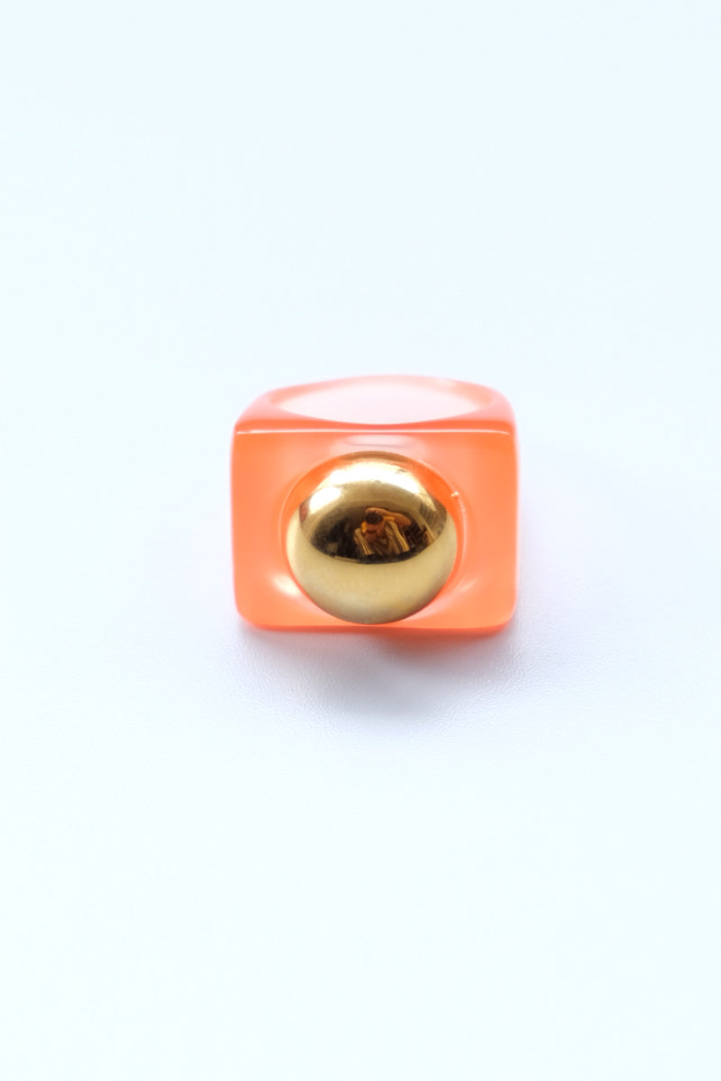 RECTANGLE RING / BLAZING ORANGE