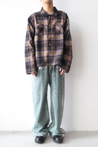 CLUB OVERSHIRT / MULTI CHECK [30%OFF]