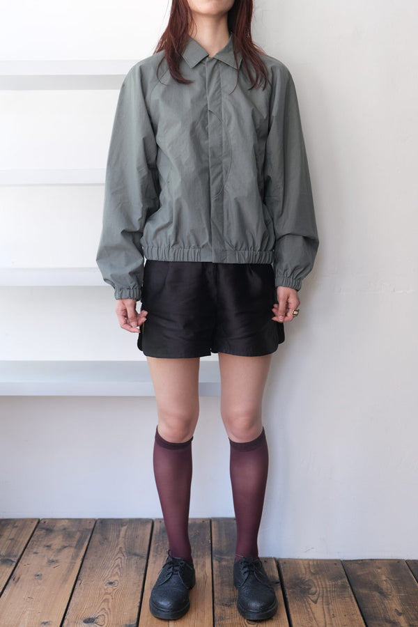 SWITCHING DETAIL BLOUSON / BLUE GRAY