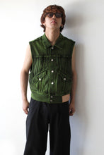 Load image into Gallery viewer, LOW SILHOUETTE DENIM VEST .09 / YELLOW BLACK
