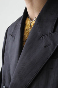 SHARP DB BLAZER / BLACK EXPERIENCED VISCOSE