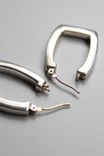 Load image into Gallery viewer, 925 SILVER EARRINGS w/14K POSTS / SILVER/GOLD