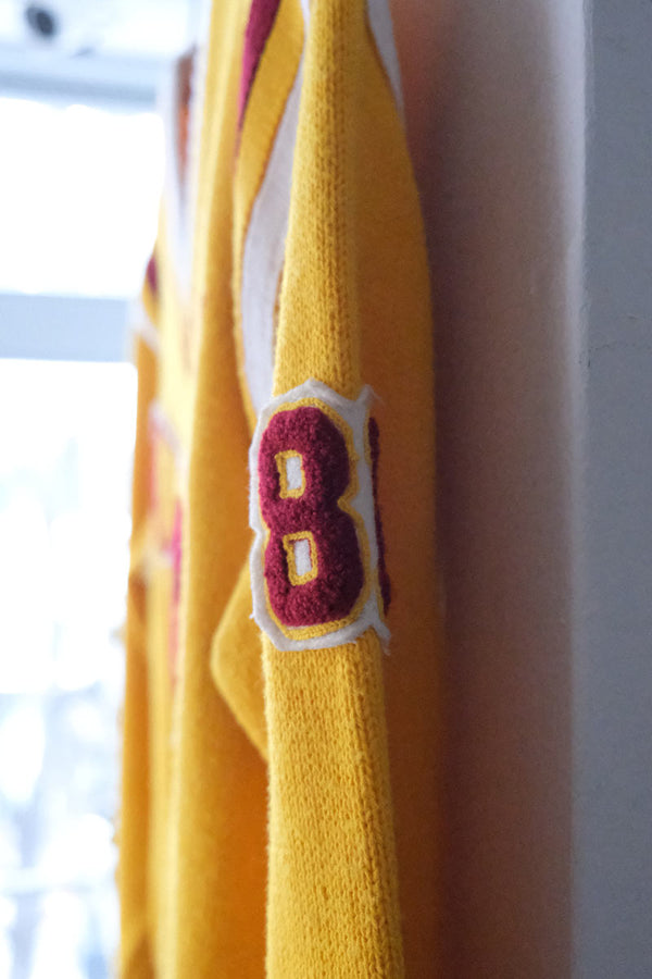 OTHER BRAND | 80'S GWHS V-NECK ACRYLIC SWEATER [USED]