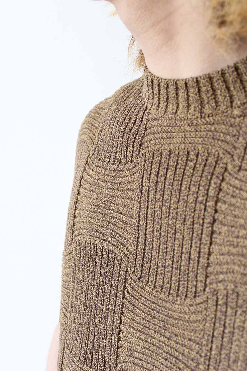 TRAP VEST / BROWN MELANGE [50% OFF]